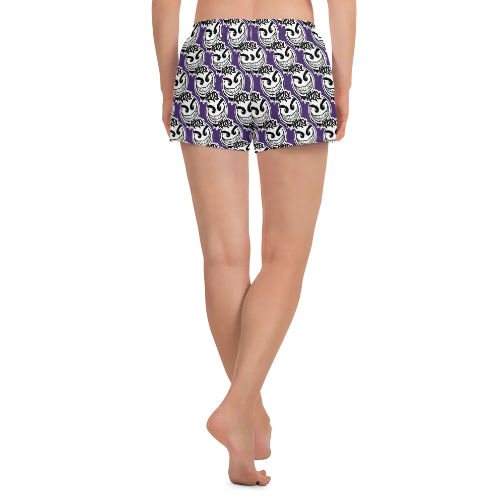 Razel Gang Drip Face Motif dames shorts sneldrogend