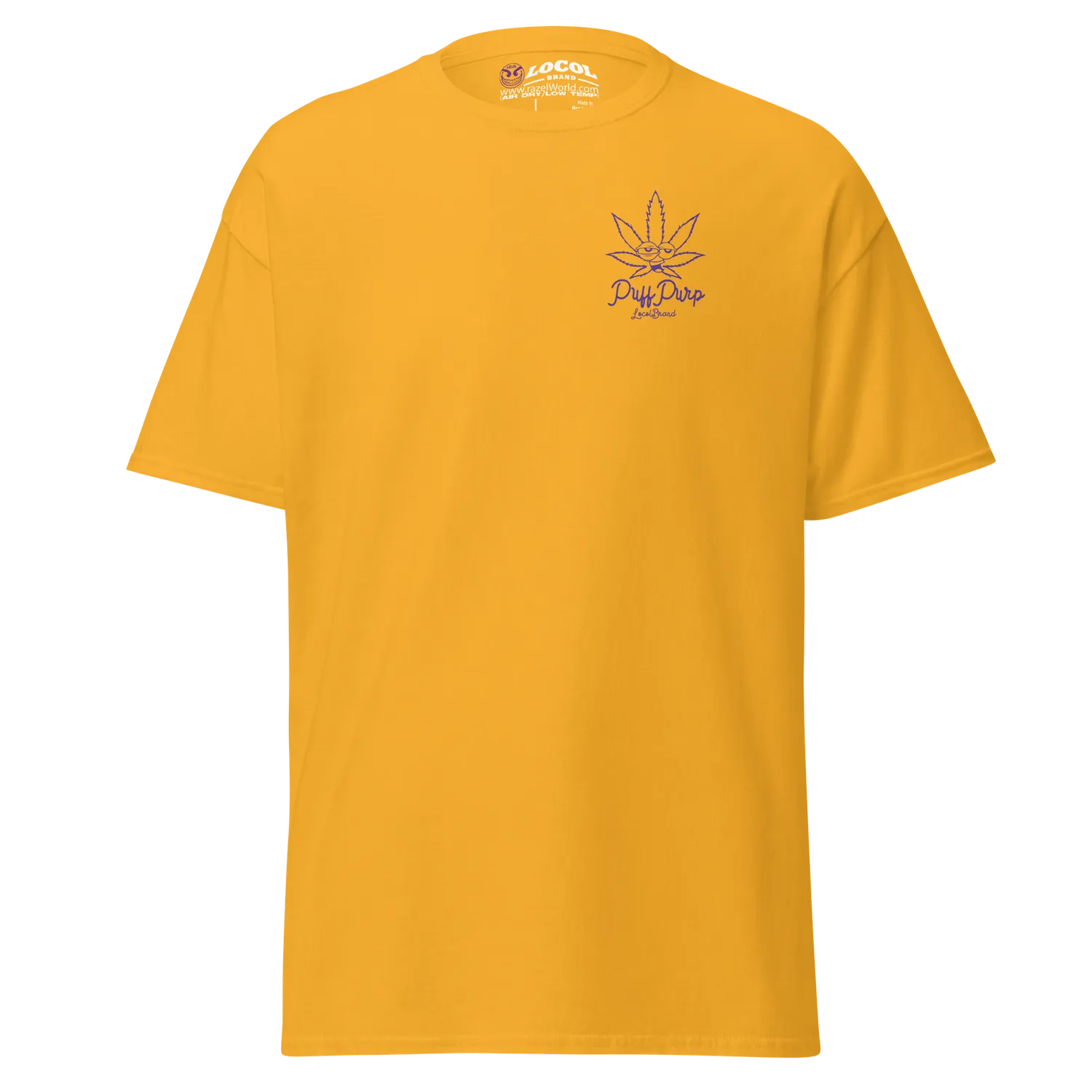 Razel Puff Purp T-shirt Borstprint Katoen