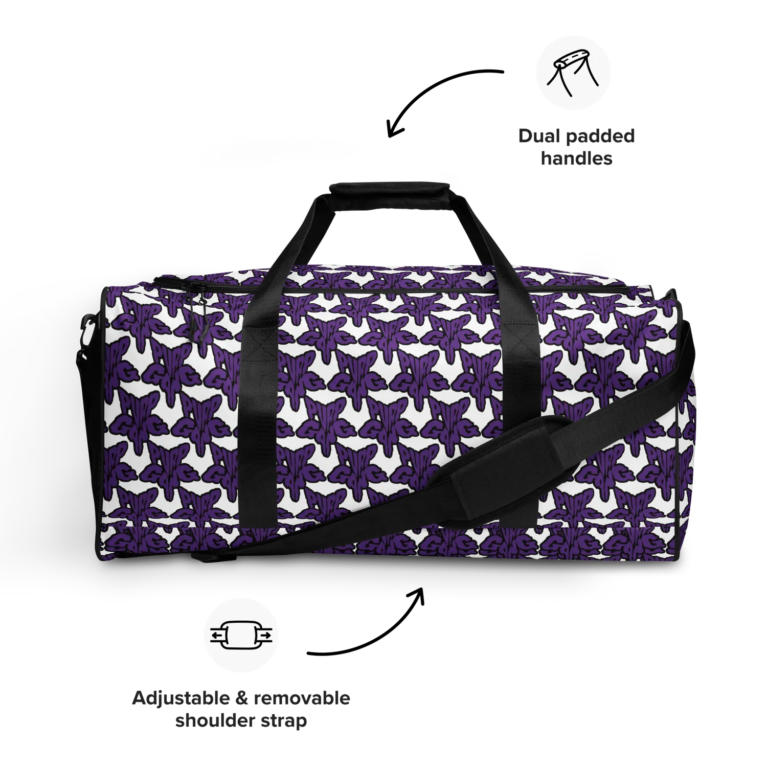 Razel Purp Gang Rock Star sporttas zwart 56 cm polyester