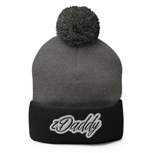 Razel zDaddy Beanie met pompon zwart acryl