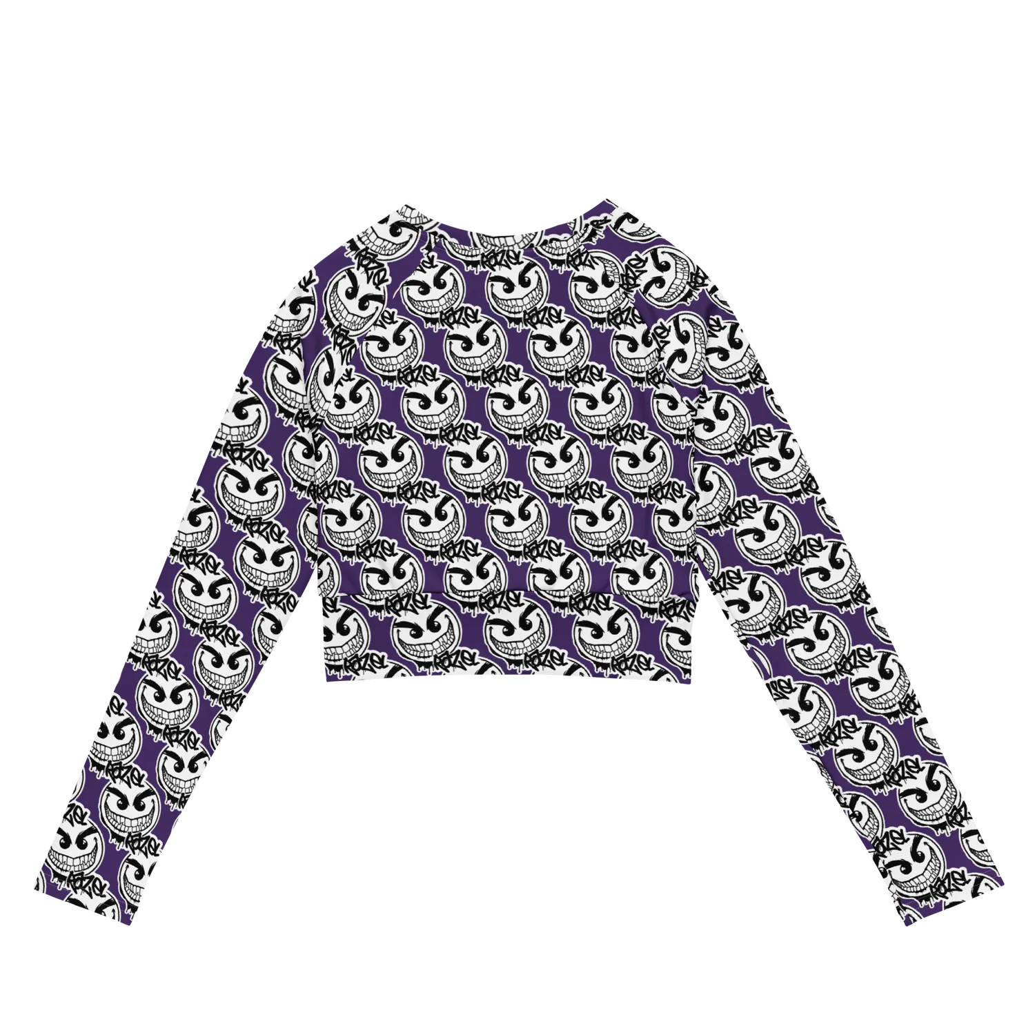 Razel Gang Drip Face Crop Top lange mouw UPF50