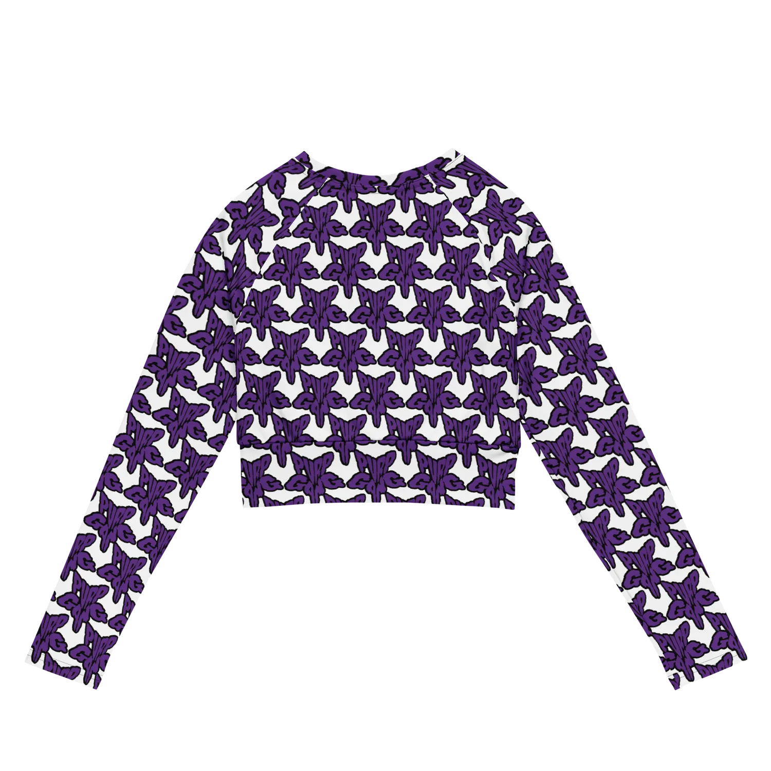 Razel Purp Gang Rock Star croptop lange mouwen