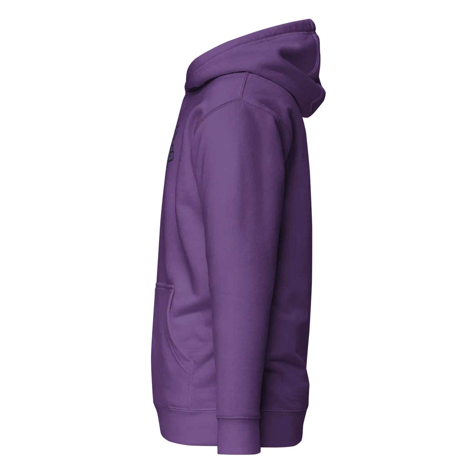 Razel Purp Gang Rock Star hoodie zwart geborduurd