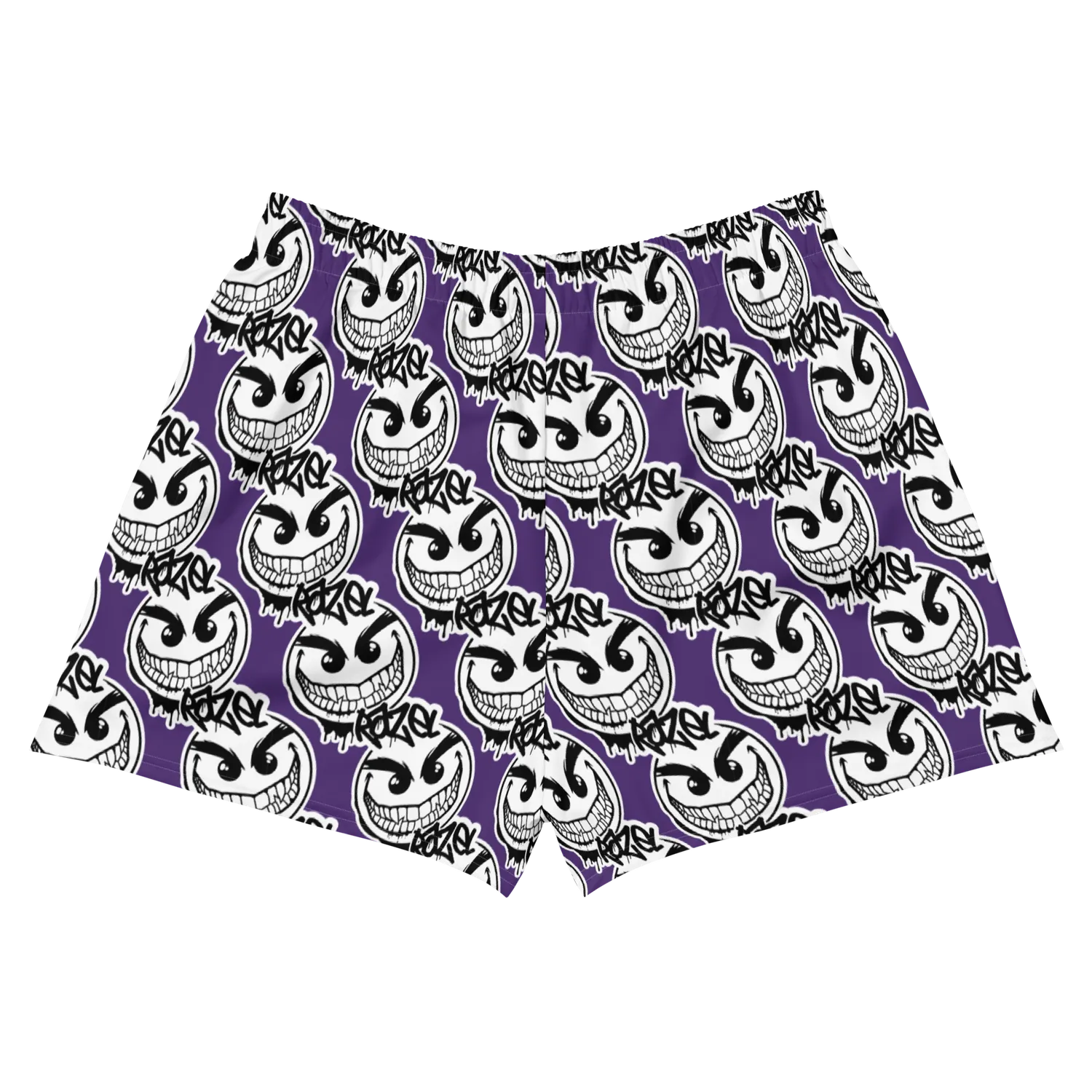 Razel Gang Drip Face Motif dames shorts sneldrogend