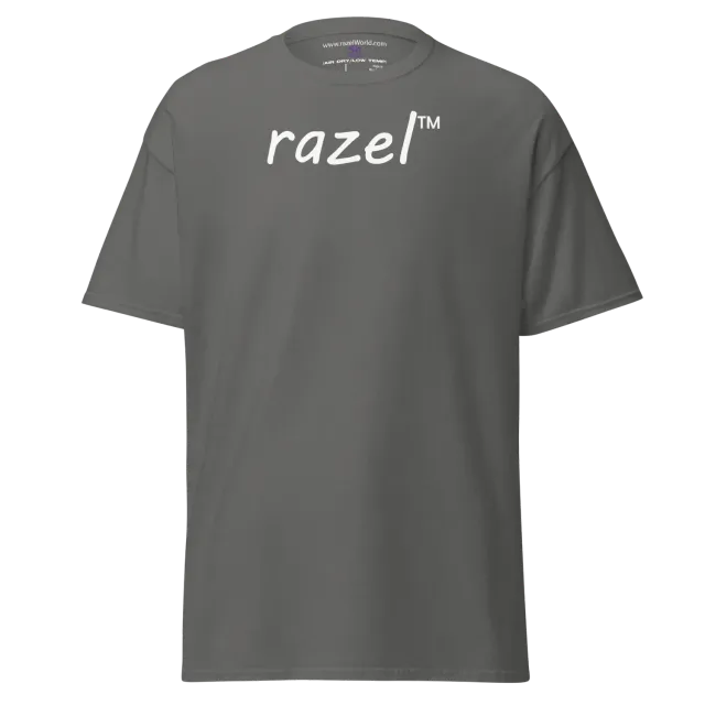 Razel White Tee Centered Chest T-shirt wit katoen