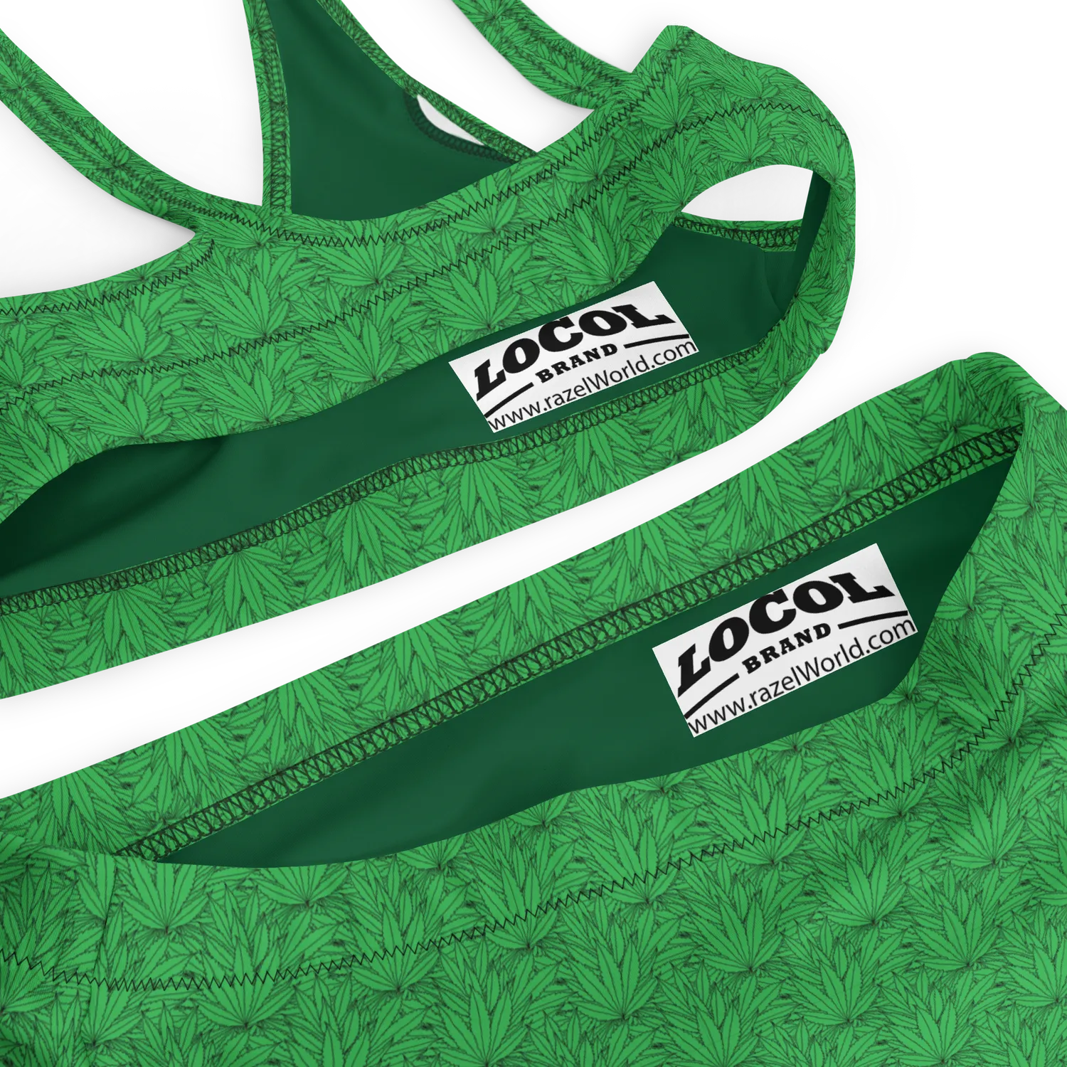 Razel Marijuana Tree Star bikini padded tweedelig