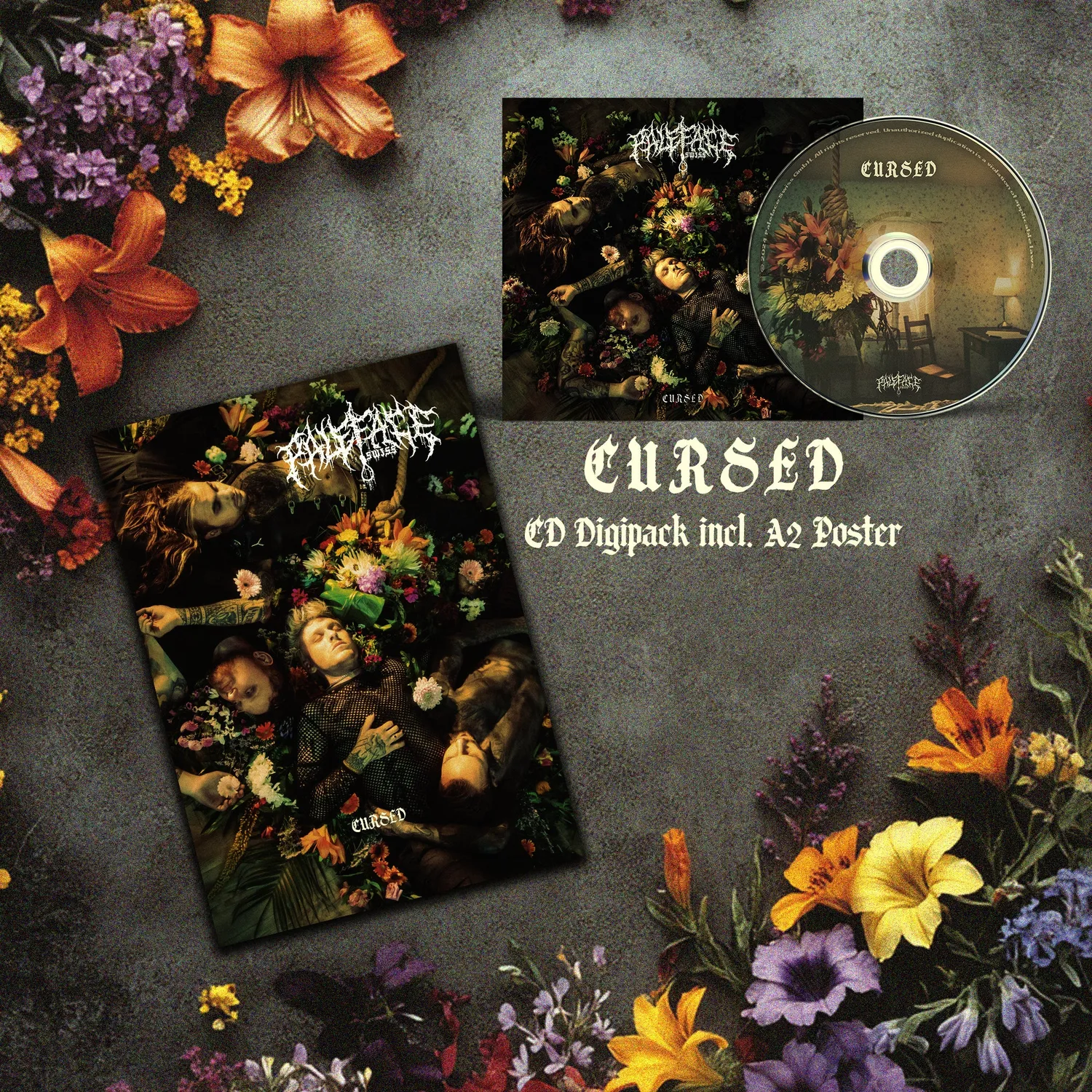 Paleface Swiss Cursed cd digipack met poster