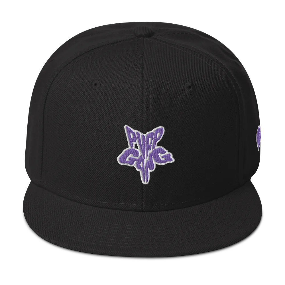Razel Purp Gang Rock Star Snapback pet zwart