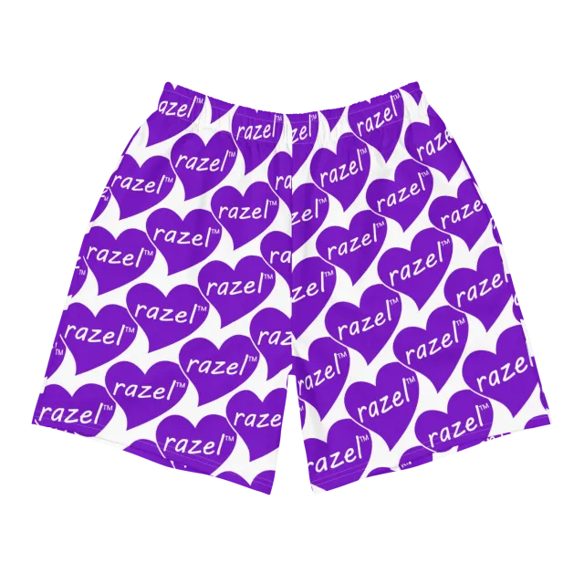 Razel Purple Hearted short heren sneldrogend