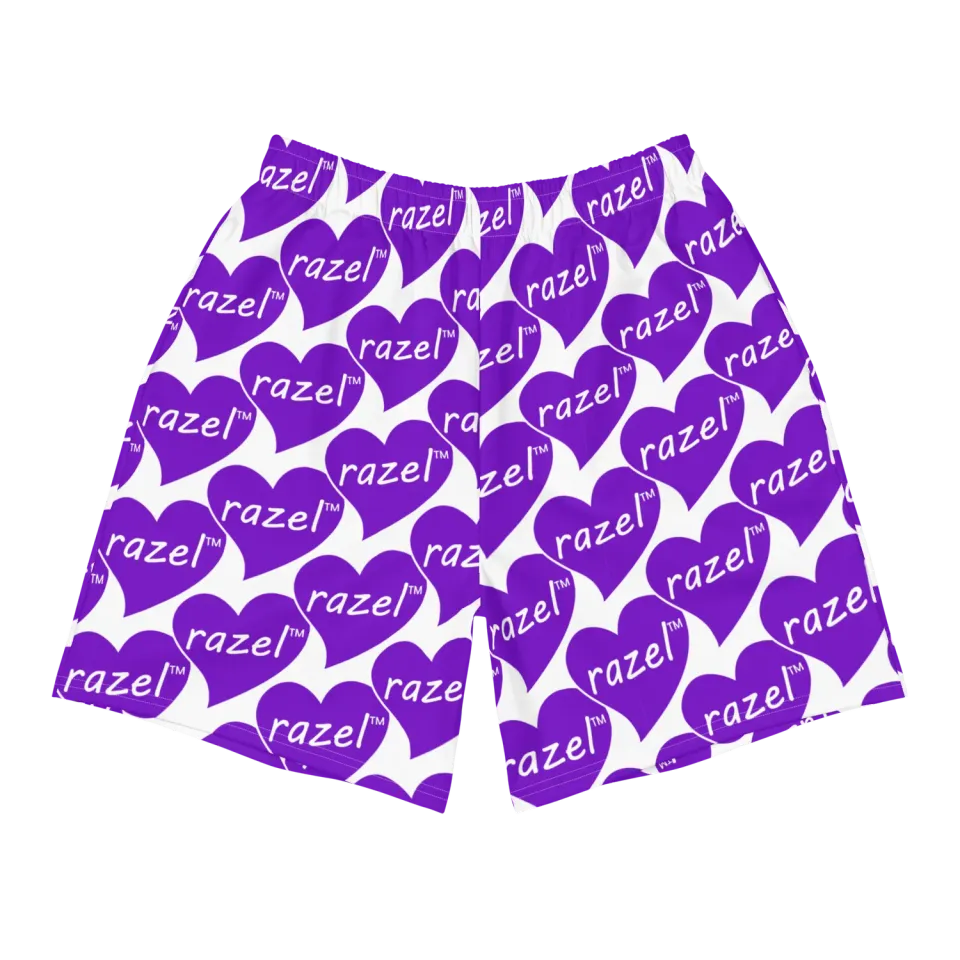 Razel Purple Hearted short heren sneldrogend