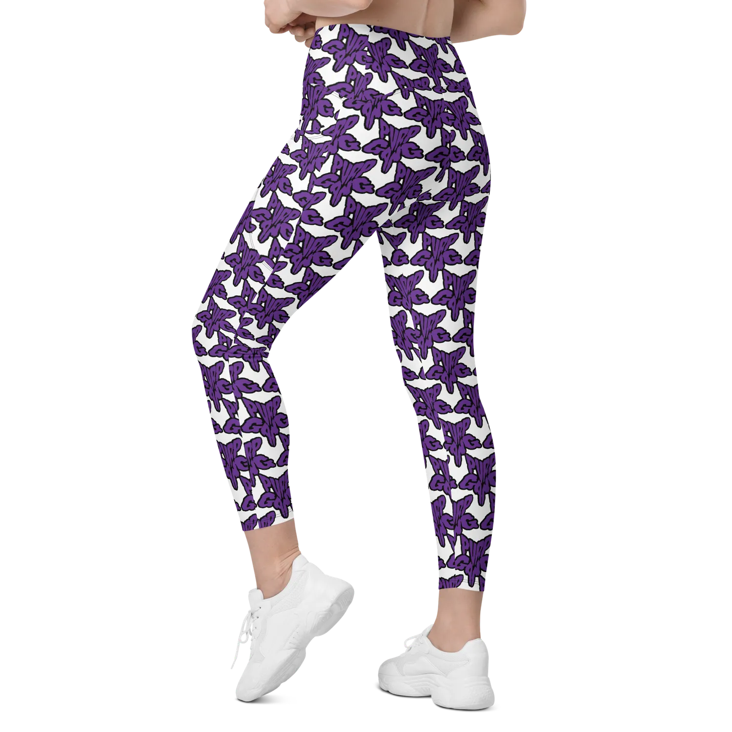 Razel Purp Gang Rock Star Legging met zakken