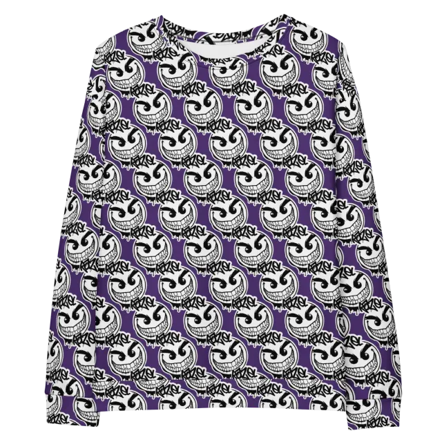 Razel Gang Drip Face crewneck fleece uniseks
