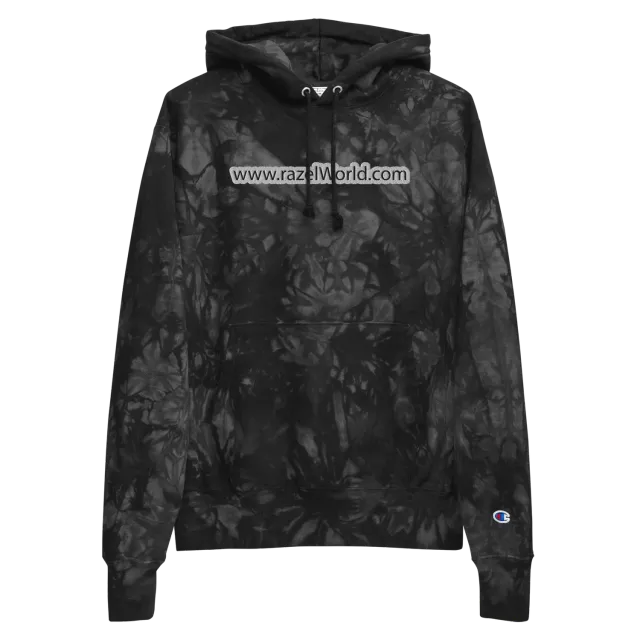 Razel Champion Tye-Dye hoodie zwart tie-dye katoen