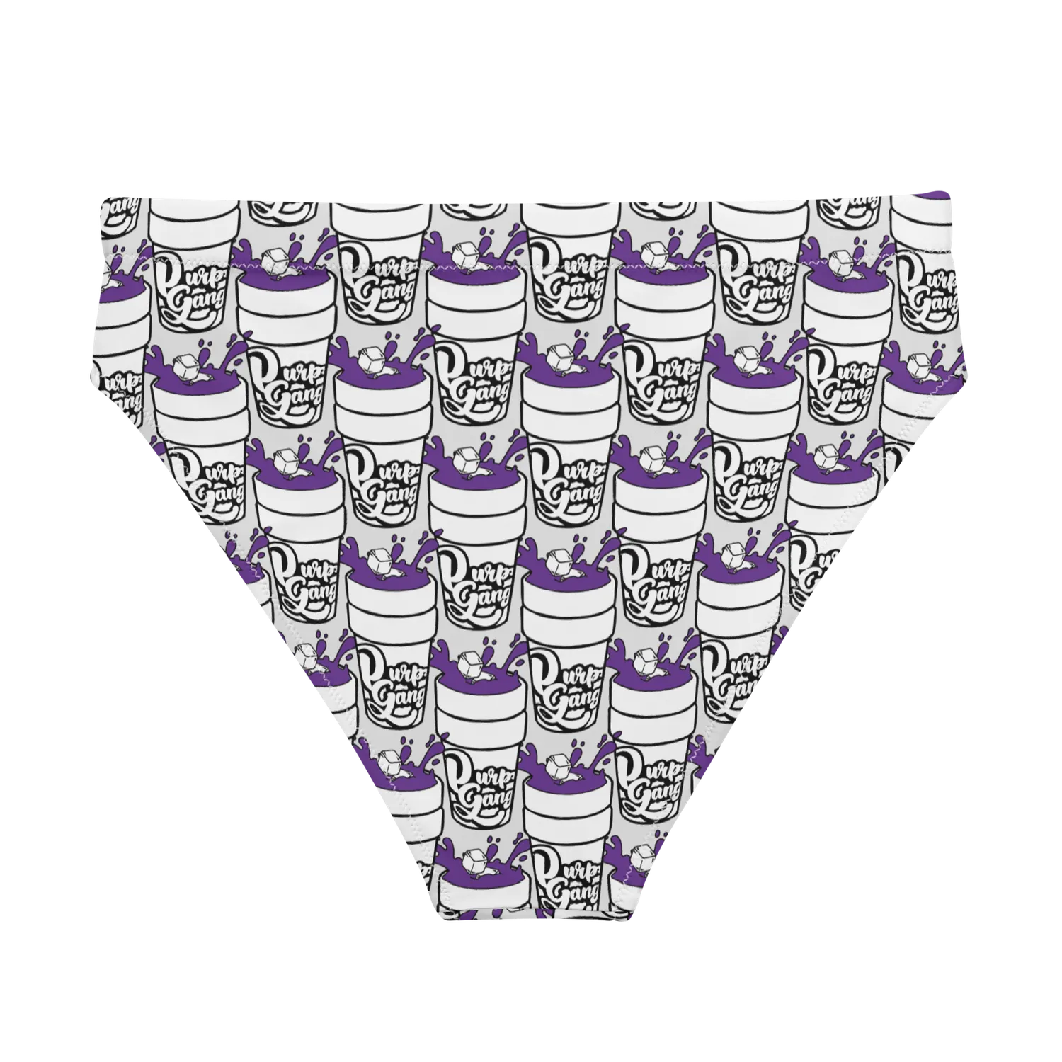 Razel Purp Gang Double Cup Bikini Broekje high waist