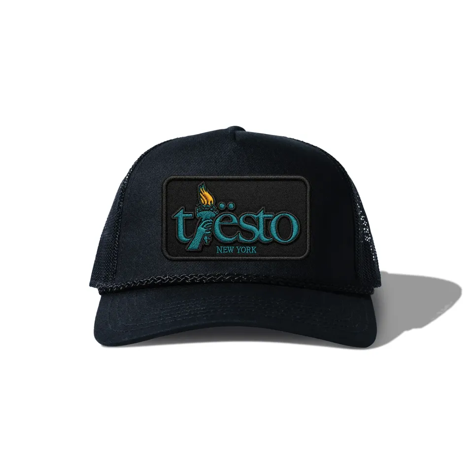 Tiësto NYC Liberty Trucker Hat pet zwart verstelbaar