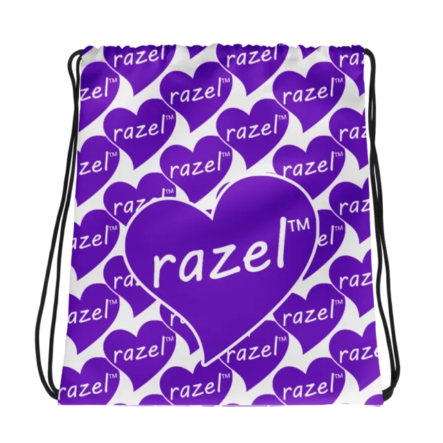 Razel Purple Hearted Motif gymzak licht