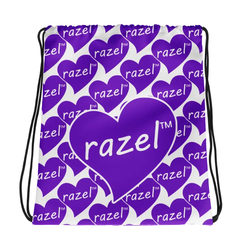 Razel Purple Hearted Motif gymzak licht