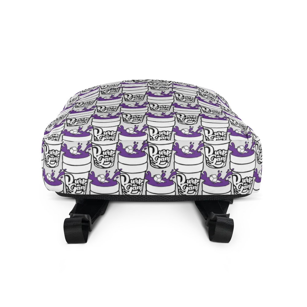 Razel Purp Gang Double Cup Motif Rugzak 15 inch