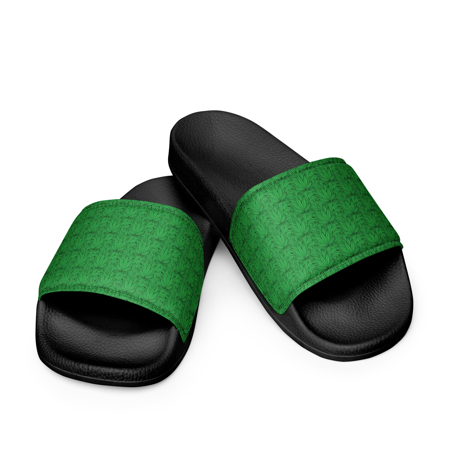 Razel Marijuana Tree Star slippers zwart