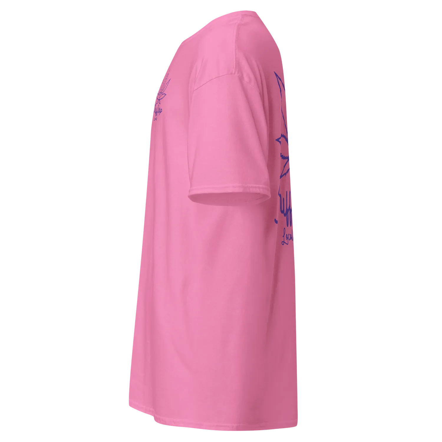 Razel Puff Purp T-shirt Zwart voor/achterprint