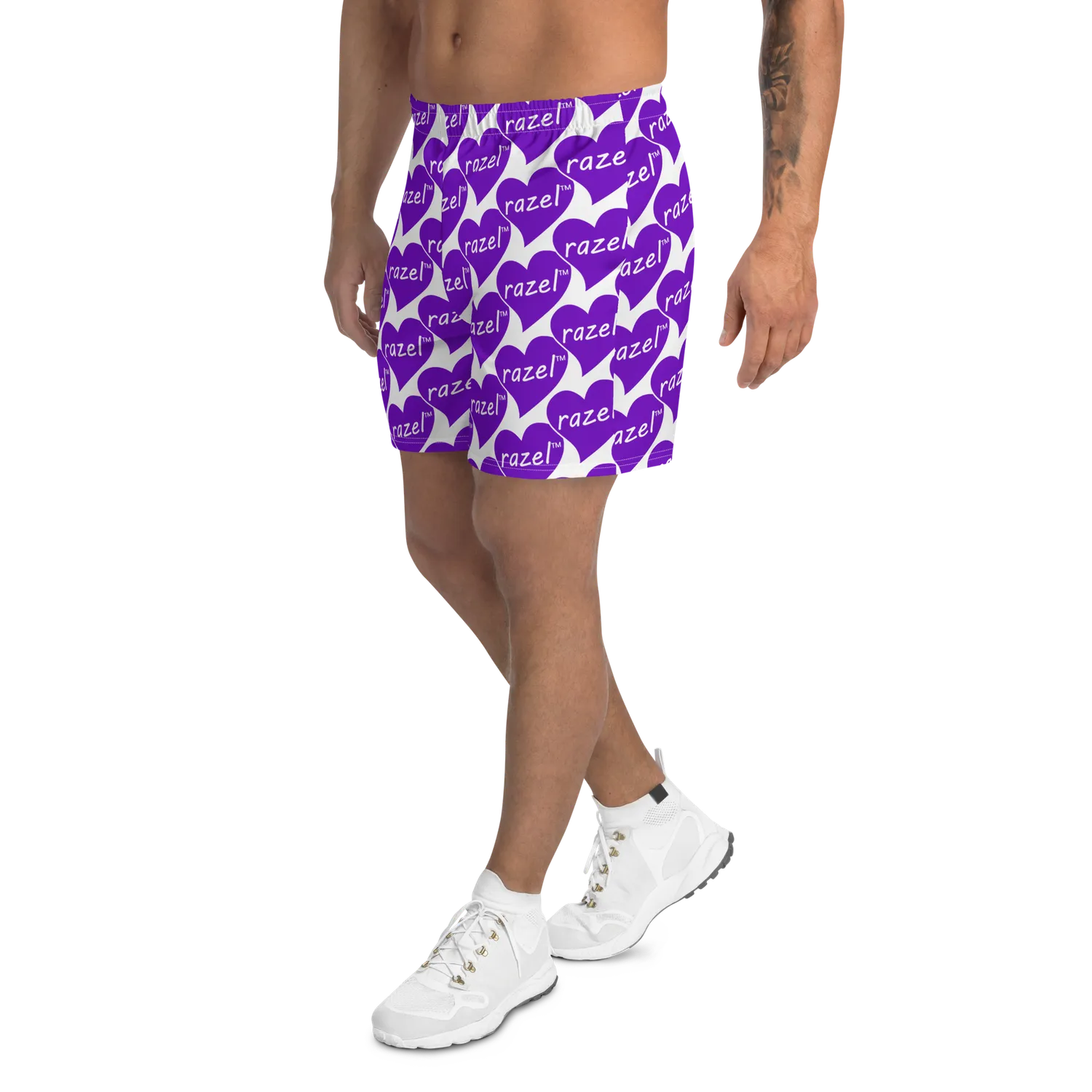 Razel Purple Hearted short heren sneldrogend
