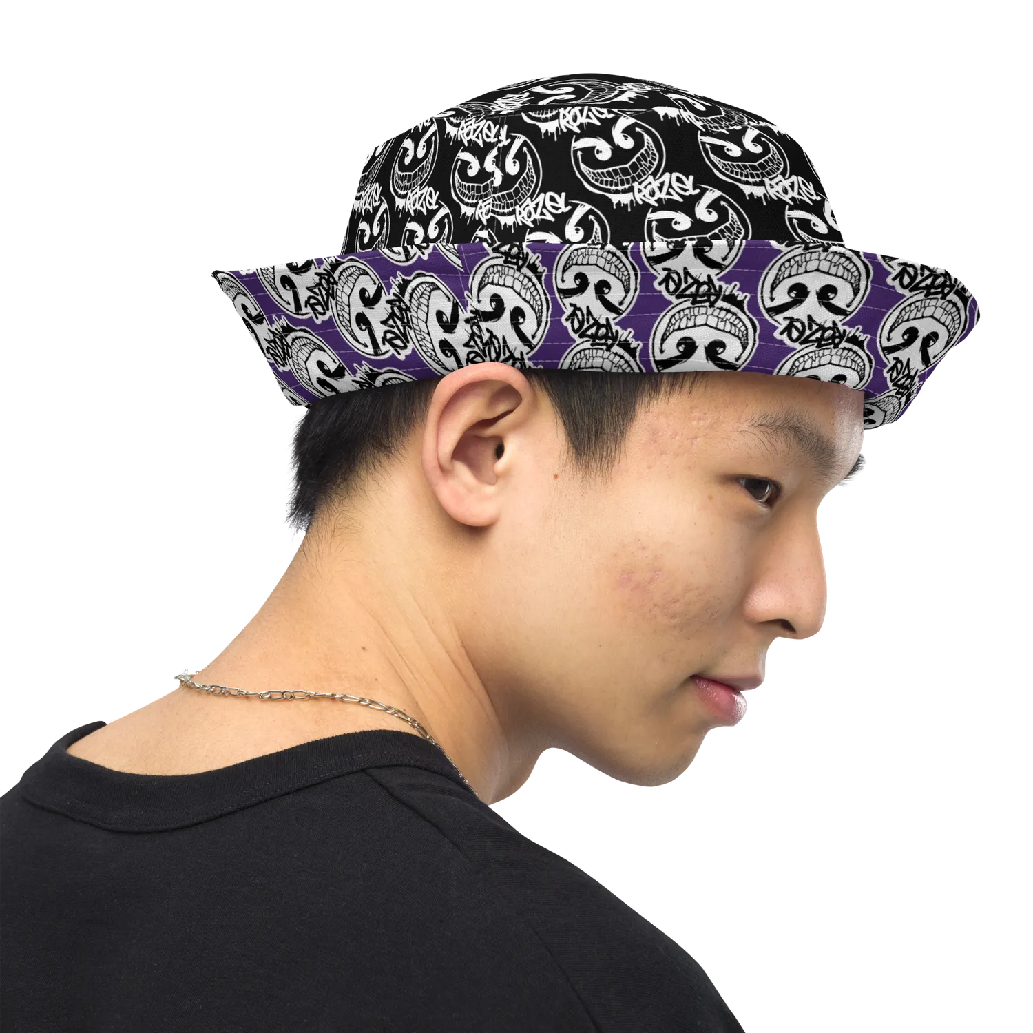 Razel Gang Drip Face bucket hat omkeerbaar
