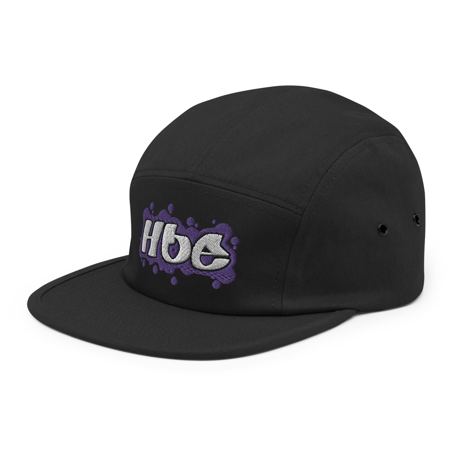 Razel Hoe 5-panel pet katoen zwart