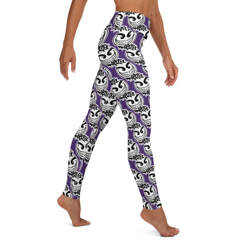 Razel Gang Drip Face Motif legging maat M stretch