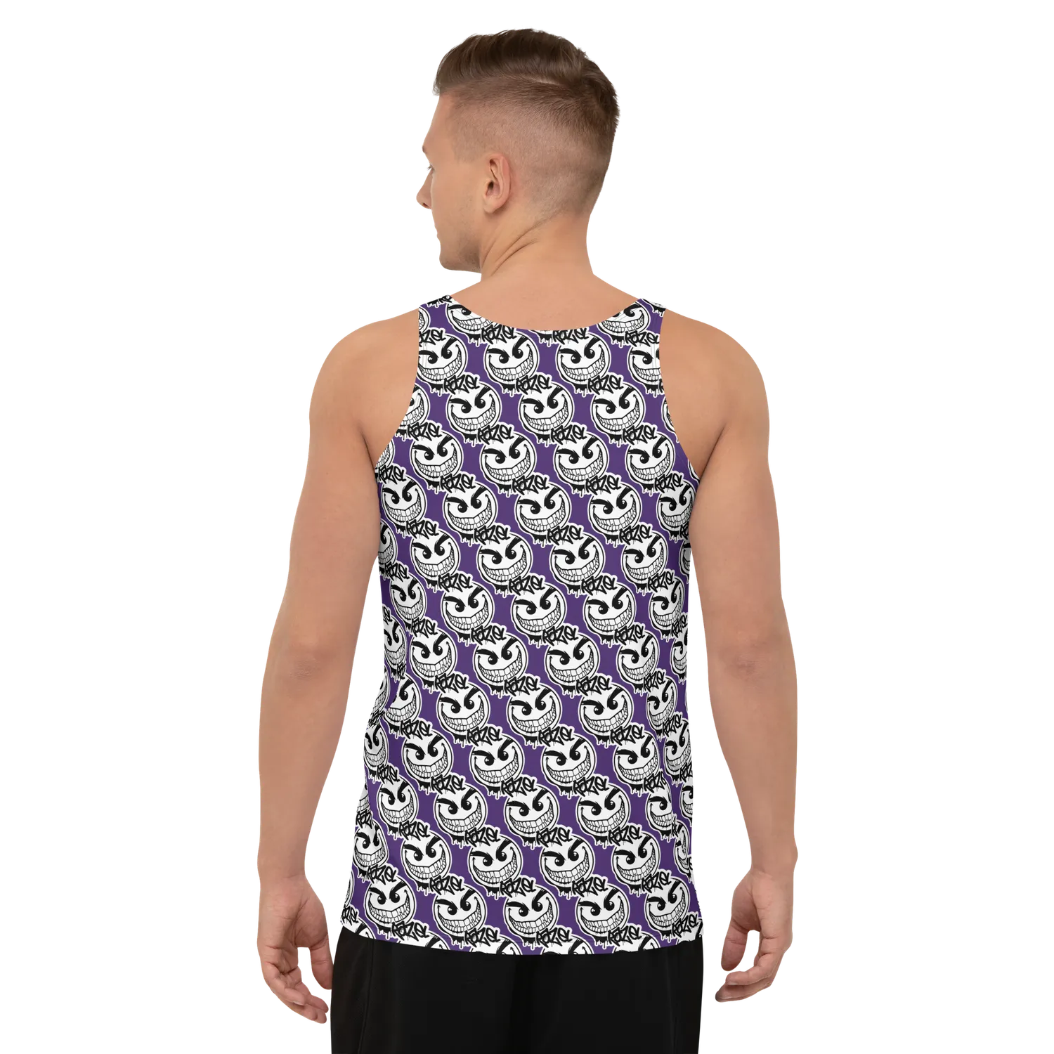 Razel Gang Drip Face Tank Top heren Drip Face Motif stretch