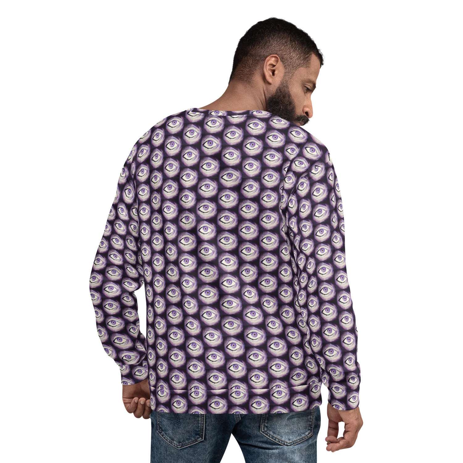 Razel Thousand Eyes Crewneck Sweater fleece
