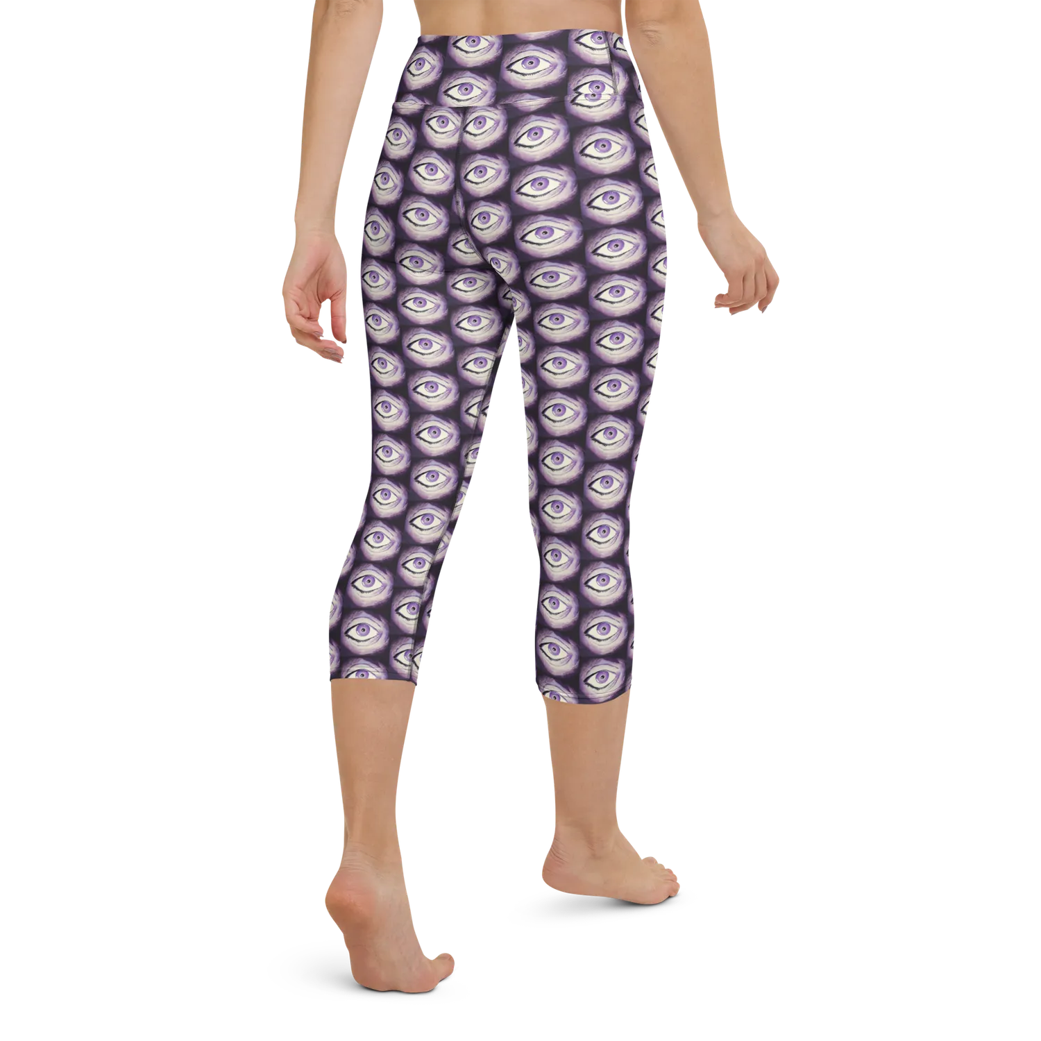 Razel Thousand Eyes yoga capri zwart stretch