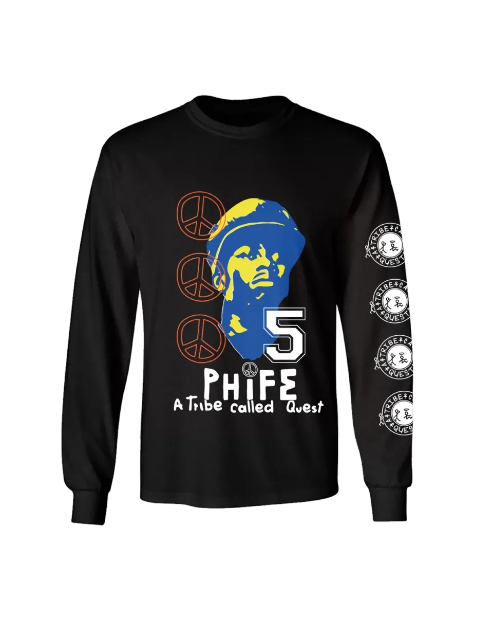 Tribe Called Quest Phife Peace longsleeve zwart