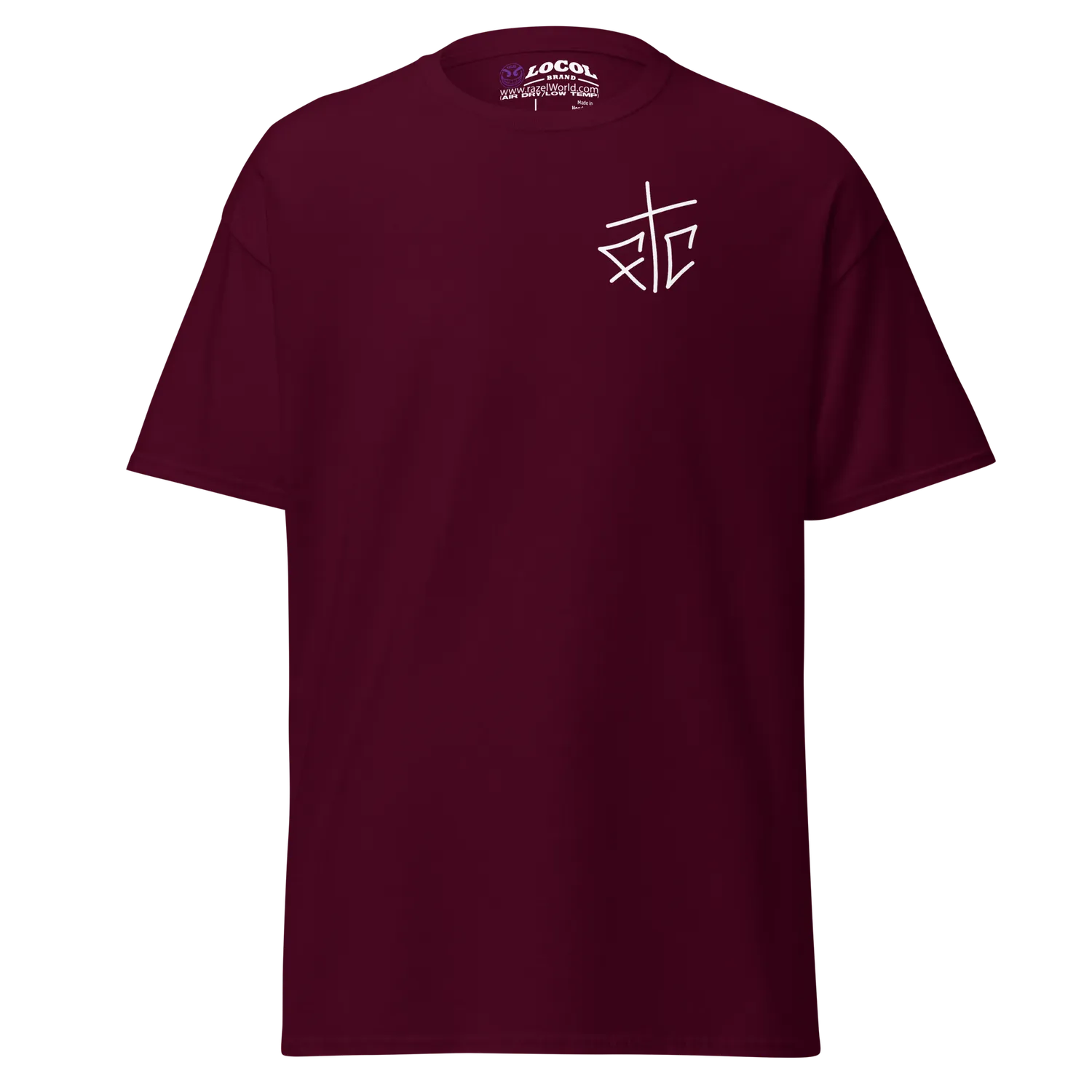 Razel White Tagged Ftc Fort Collins T-shirt wit katoen