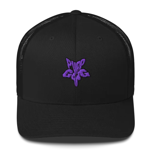 Razel Purp Gang Rock Star trucker pet zwart