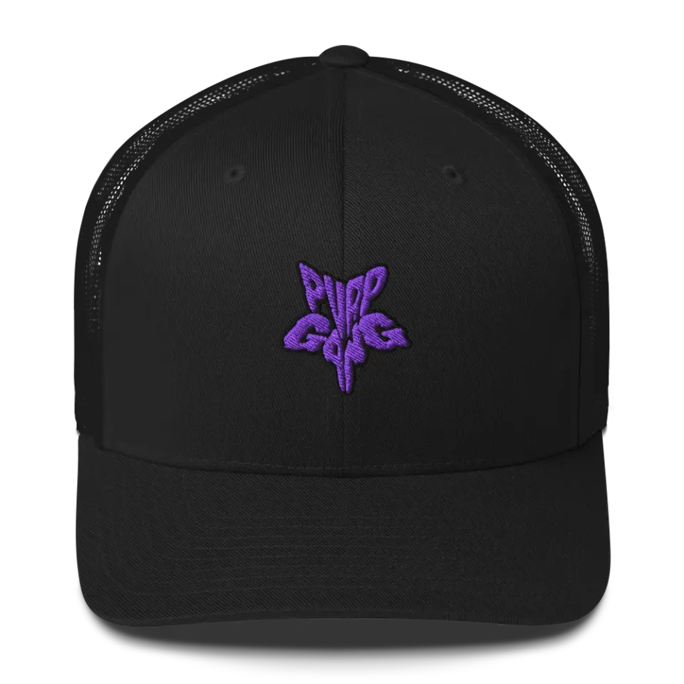 Razel Purp Gang Rock Star trucker pet zwart