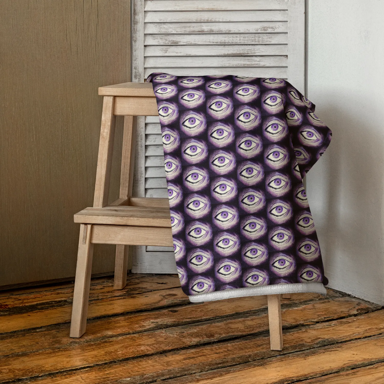 Razel Thousand Eyes Motif handdoek 76 x 152 cm badstof