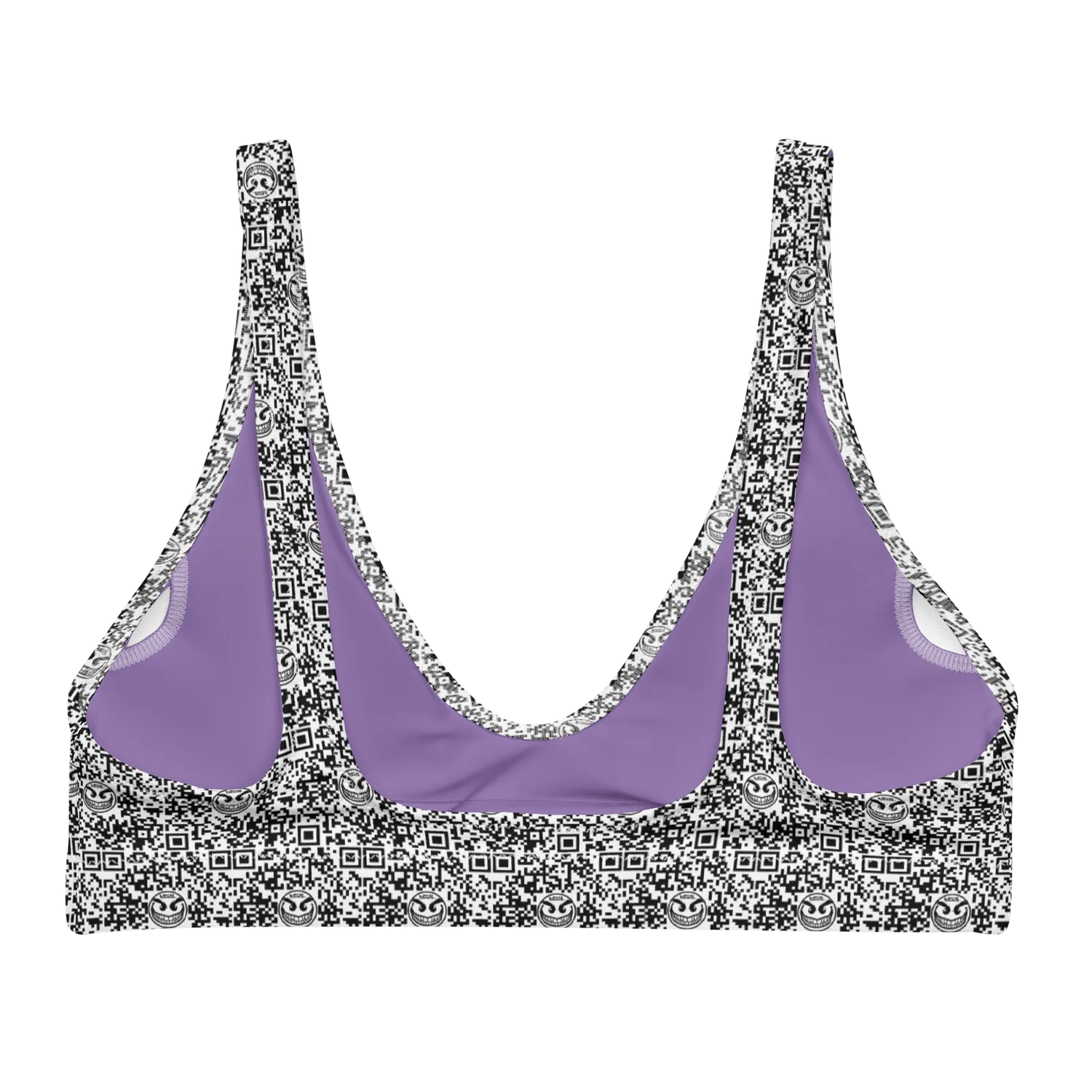 Razel Face QR Code bikinitop padded