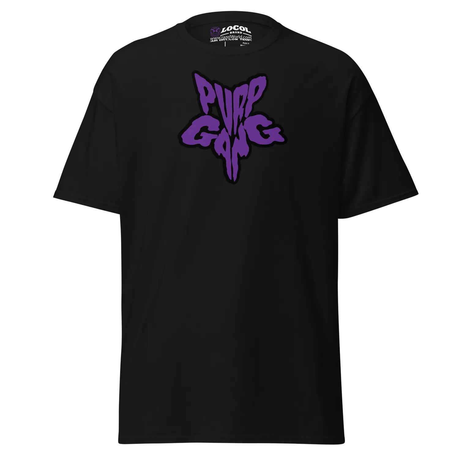 Purp Gang Rock Star T-shirt Zwart M katoen