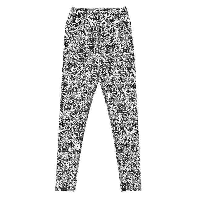 Razel Face QR Code Legging hoge taille stretch