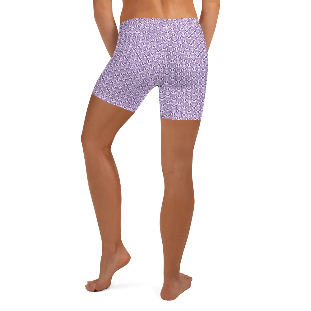 Razel Face Motif short microfiber stretch