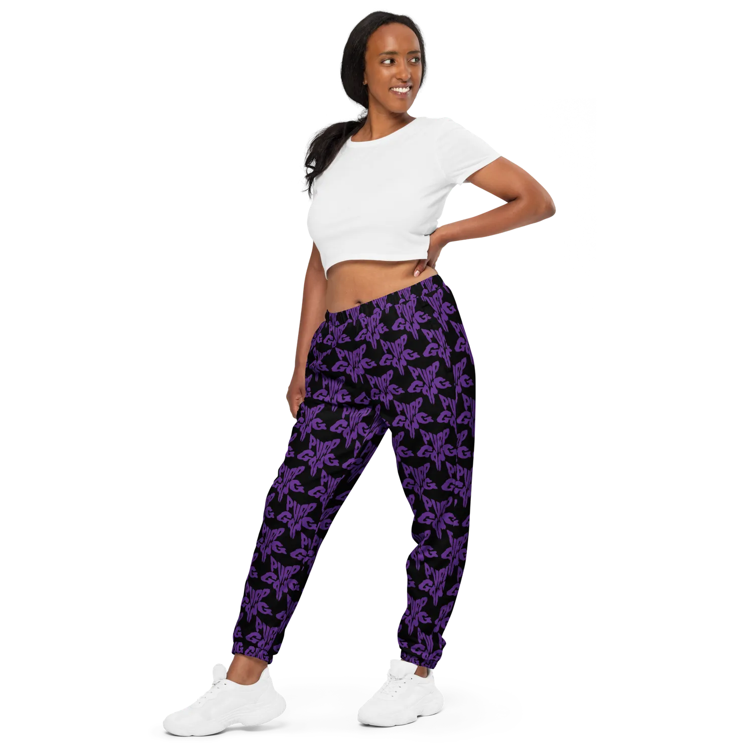 Razel Purp Gang Rock Star trainingsbroek zwart waterafstotend