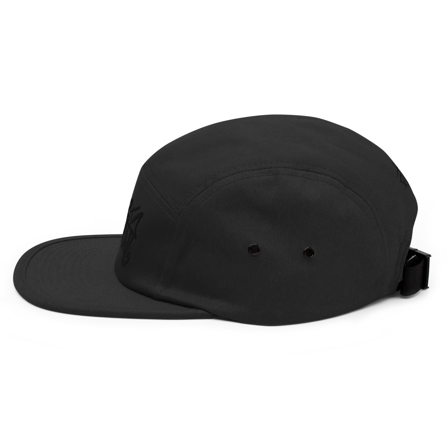 Razel Fort Collins Pet zwart katoen 5-panel