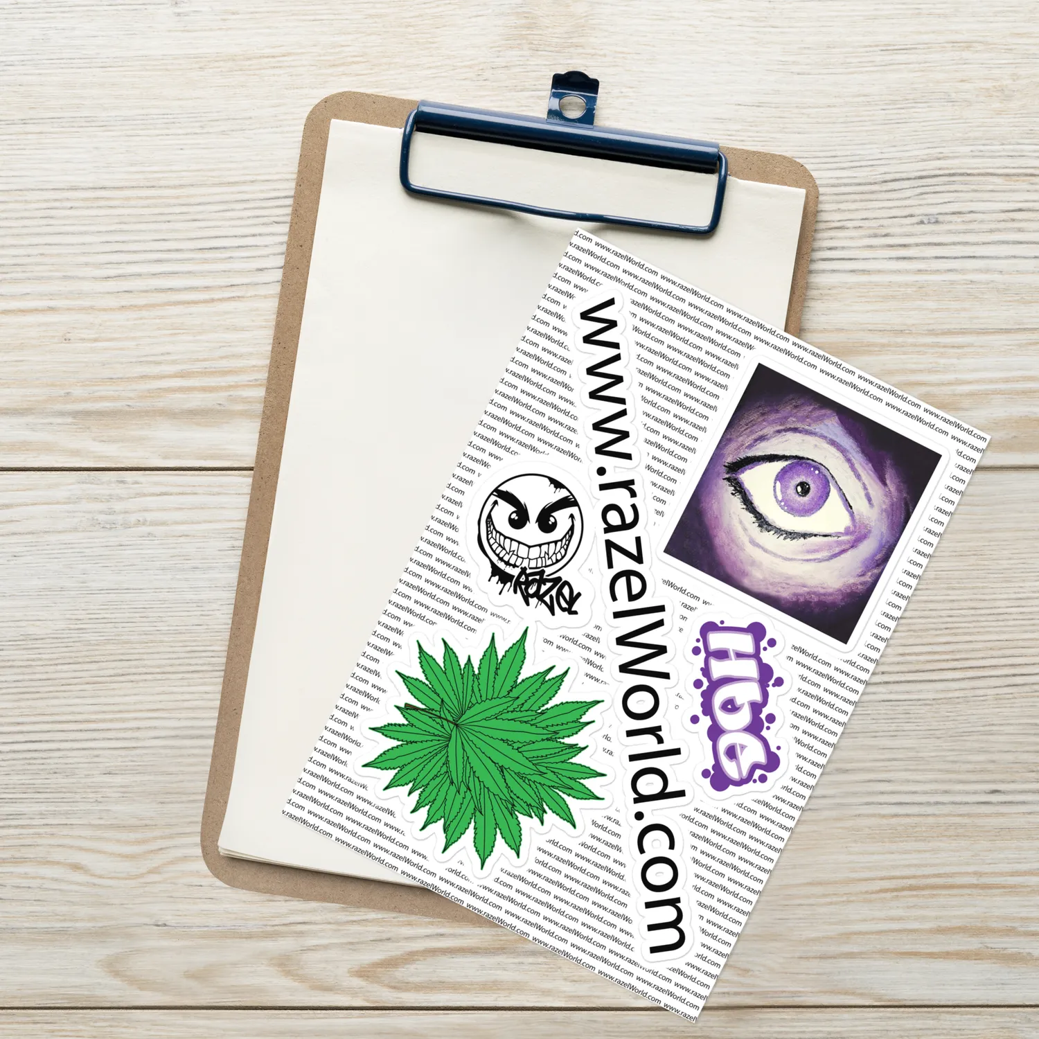 Razel Stickervel Glossy A5 voor binnen