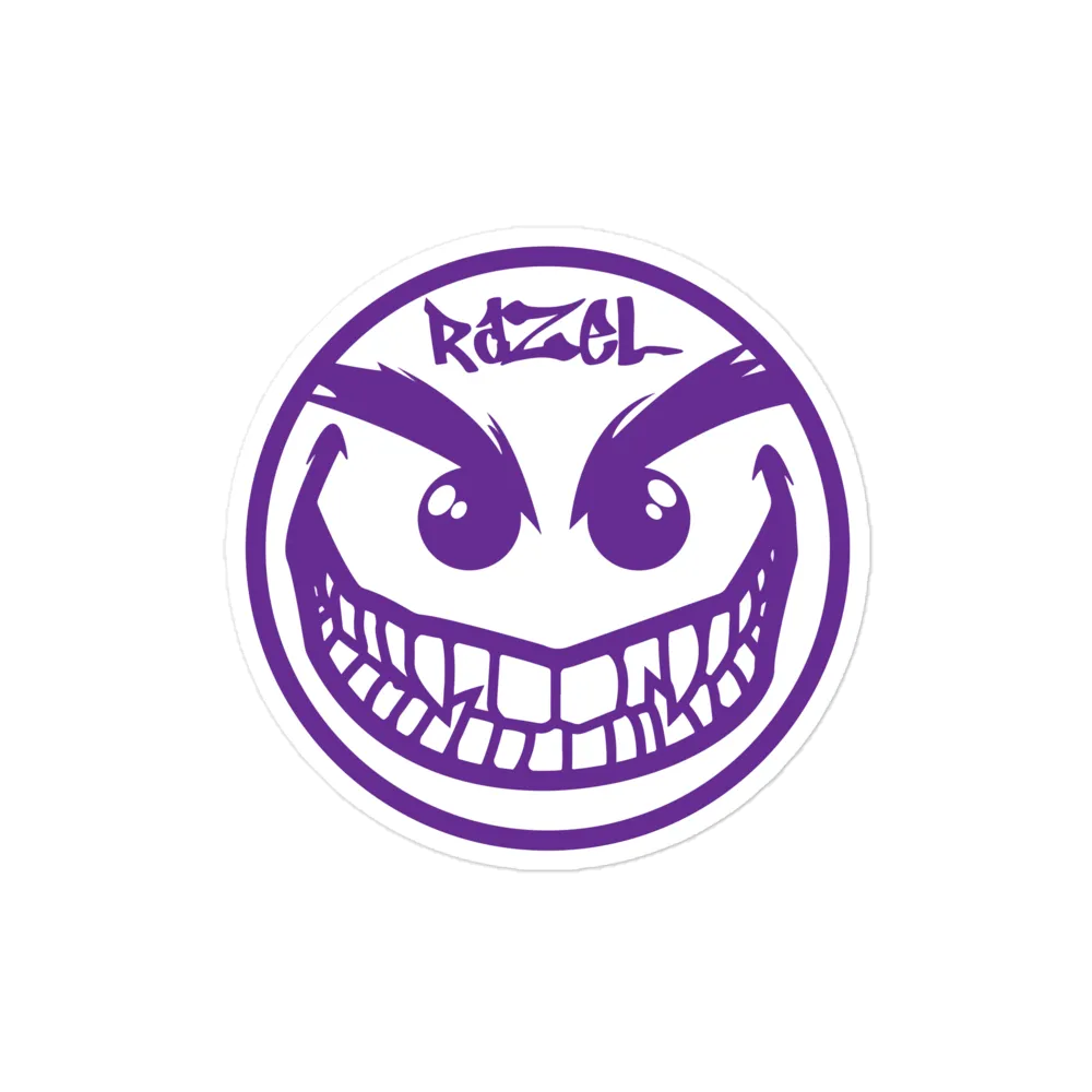 razel Face Sticker vinyl 7,6 cm waterproof