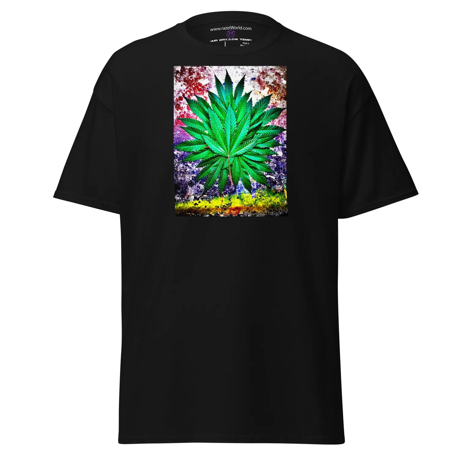Razel Marijuana Tree Star Tee T-shirt katoen