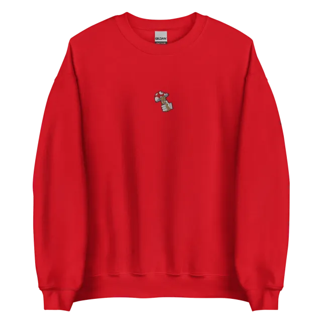 Razel Boom Bite sweater geborduurd crewneck katoen