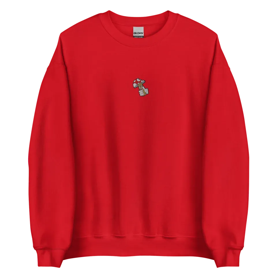 Razel Boom Bite sweater geborduurd crewneck katoen