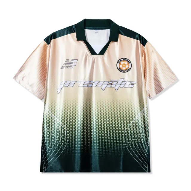Tiësto Prismatic Soccer Jersey goud/groen satijn