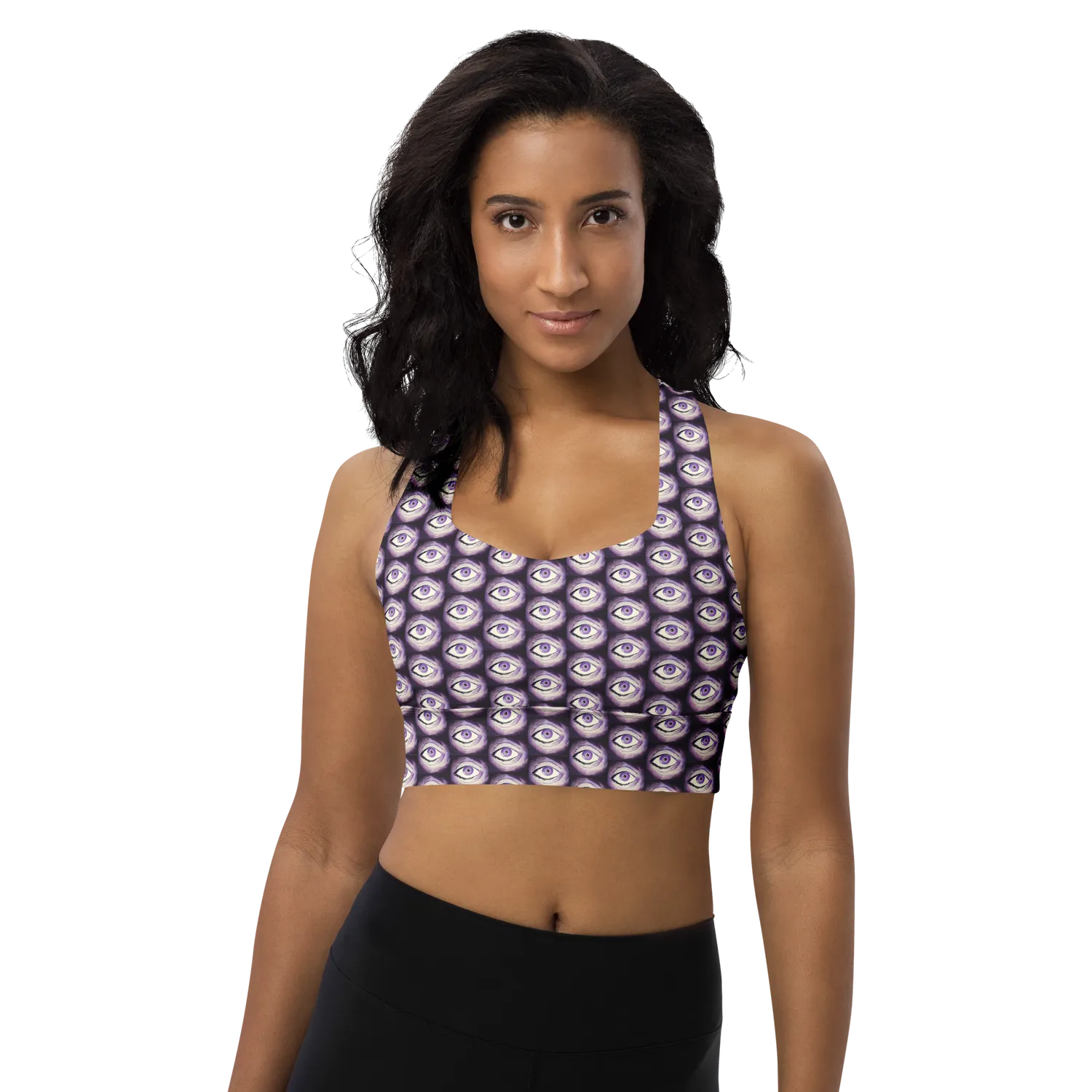 Razel Thousand Eyes of razel Motif crop top sport
