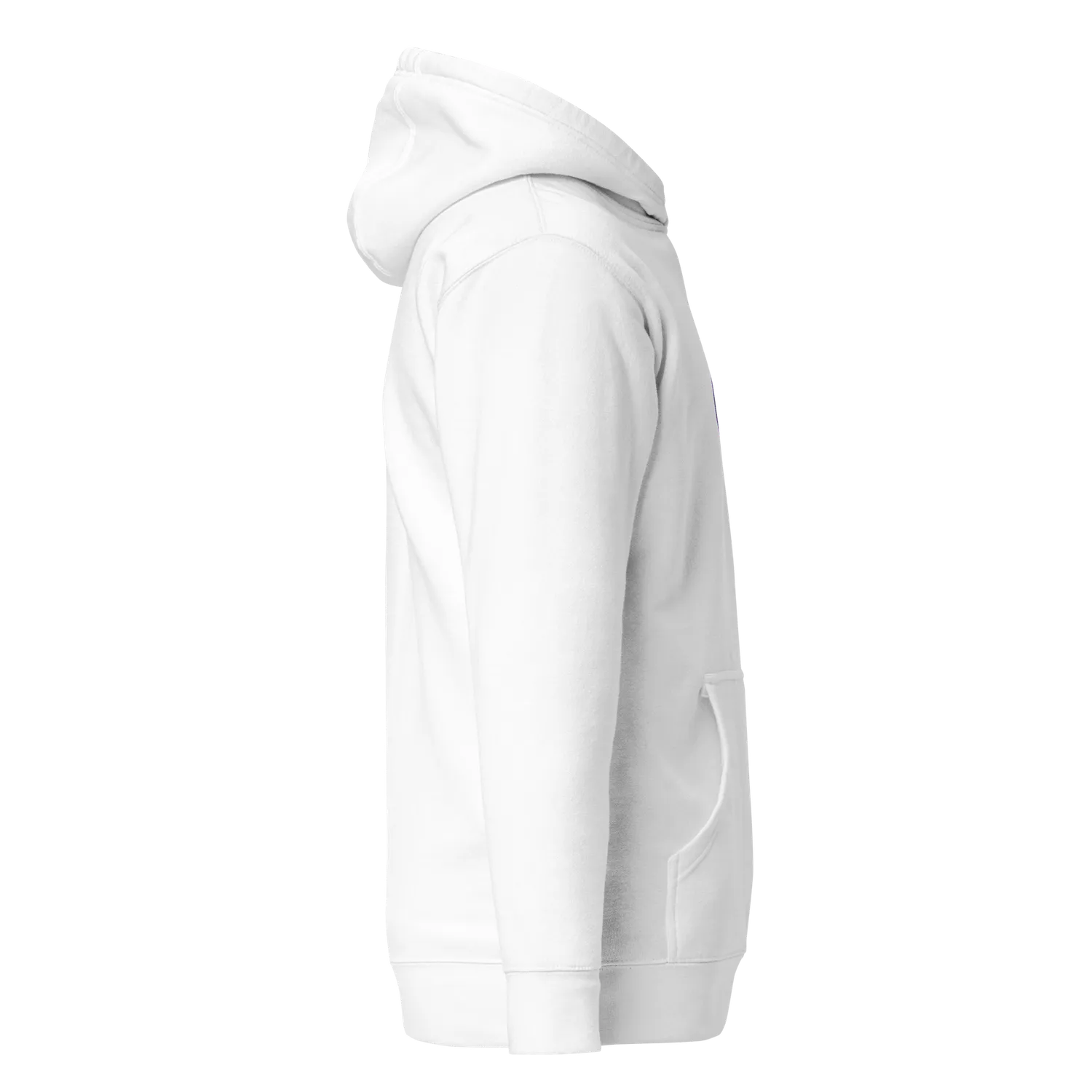Razel Face Hoodie zwart geborduurd fleece